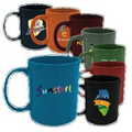 11 Oz. Coated Solid Colored Mug